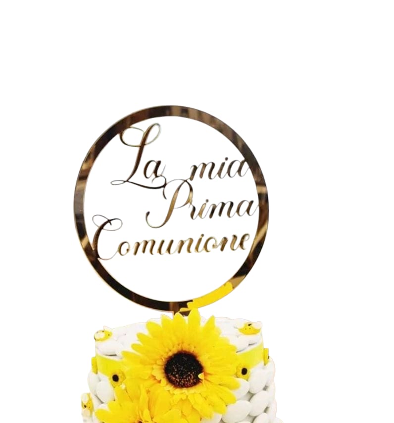 Topper decorazione torte
